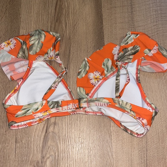 Orange floral bikini - Picture 5 of 5